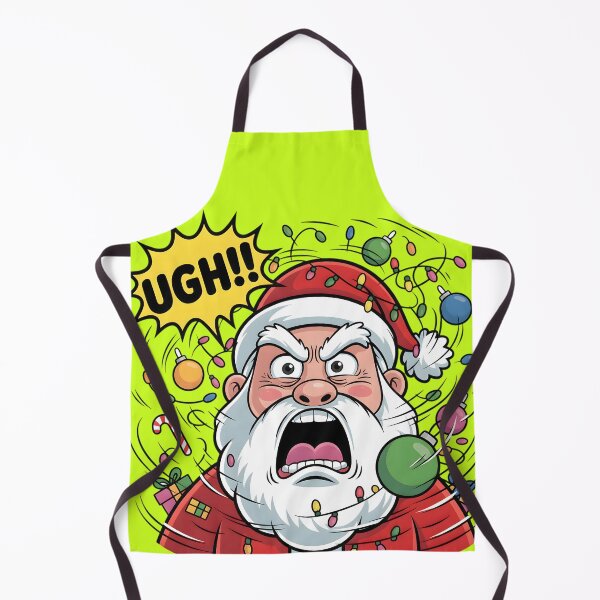 Item preview, Angry Santa Ugh Christmas Cartoon designed and sold by SoulenCify.