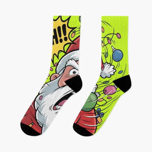 Item preview, Angry Santa Ugh Christmas Cartoon designed and sold by SoulenCify.