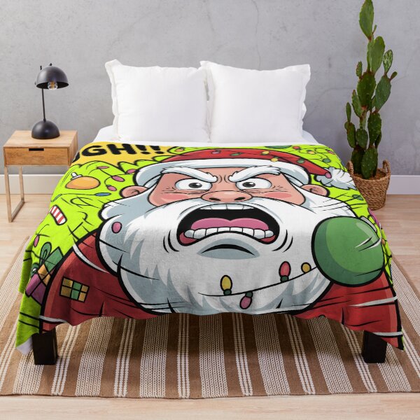 Item preview, Angry Santa Ugh Christmas Cartoon designed and sold by SoulenCify.