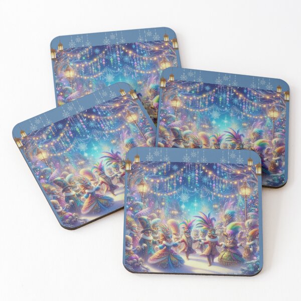 Item preview, A Mardi Gras Winter Invitation designed and sold by lifeinspired4u.