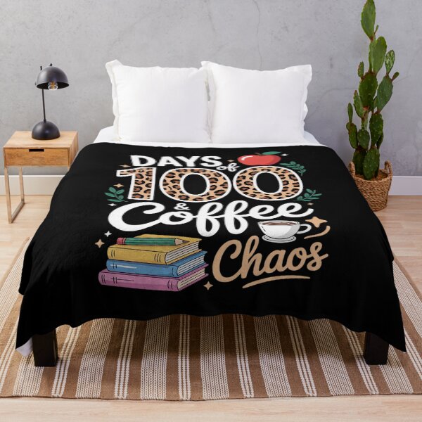 Item preview, 100 Days of Coffee & Chaos 100th Day of School Teachers designed and sold by AquaKiev.
