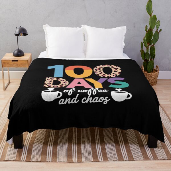 Item preview, 100 Days Of Coffee & Chaos 100th Day School Teacher  designed and sold by MarryIsMonth.