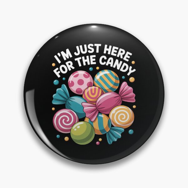 Aperçu de l'œuvre Je suis juste là pour les bonbons d'Halloween, des bonbons ou des friandises créée et vendue par EntroRhim.