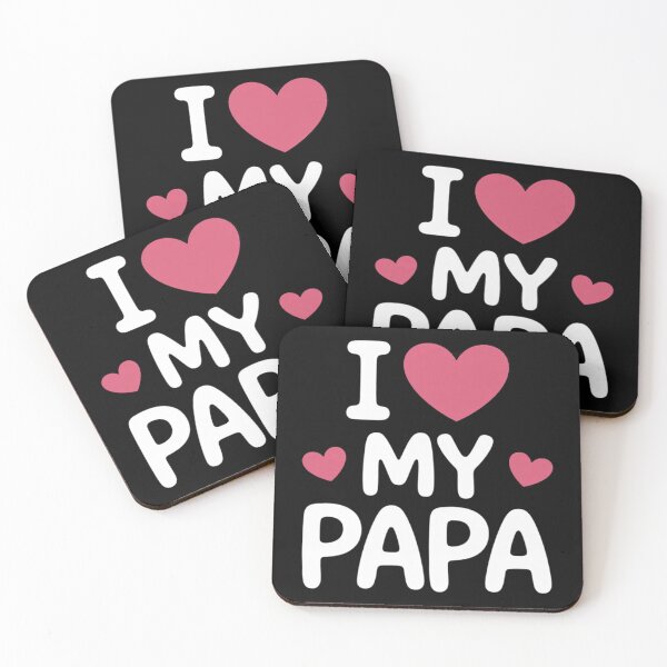 Aperçu de l'œuvre J'aime mon papa, super papa, fête des pères, enfants géniaux créée et vendue par EntroRhim.