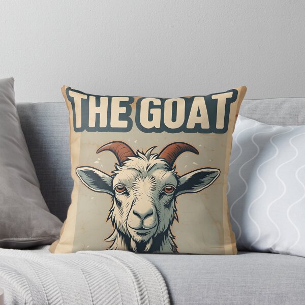 Item preview, Who Sent The Goat Design | Retro Meme Decor Art | Funny Minimal Animal Print for Dorms & Quirky Home Decor designed and sold by ShopAyejaeys.