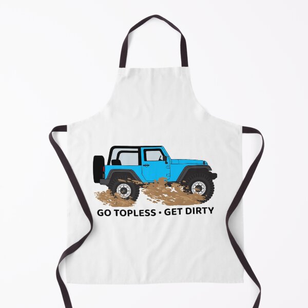 Item preview, Go Topless Get Dirty Blue Wrangler - Right designed and sold by BlueSkyTheory.