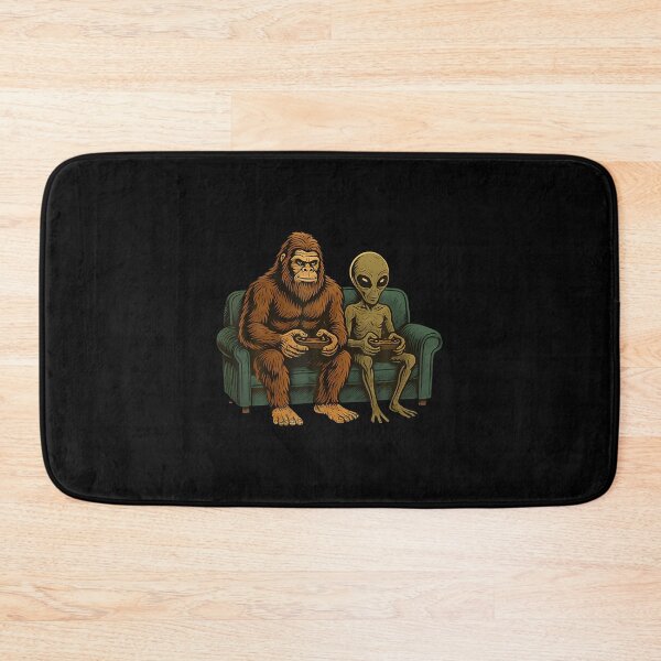 Item preview, Bigfoot Alien Video Games Men Boys Gaming Sasquatch designed and sold by LynneMarisa.
