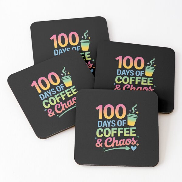 Item preview, 100 Days Of Coffee and Chaos 100th Day Of School Teacher 5  designed and sold by AquaKiev.