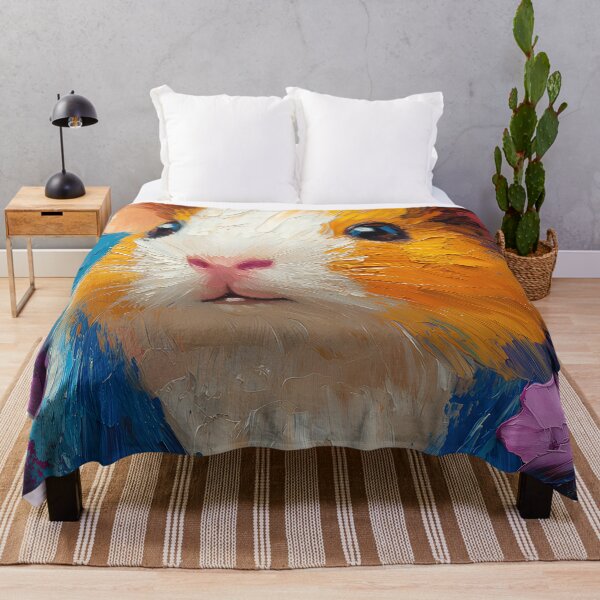 Item preview, Guinea Pig Painting in a Floral Paradise designed and sold by CuongArtLab.
