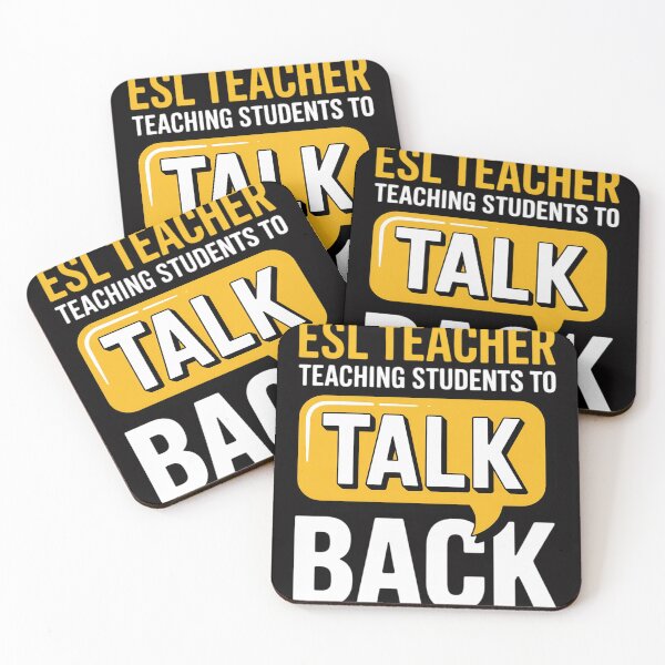 Item preview, ESL Teacher Teaching Students To Talk Back - English Tutor designed and sold by CareTopping.