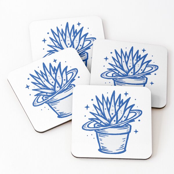 Item preview, Hand-Drawn Aloe Plant in Space designed and sold by SugarCore.