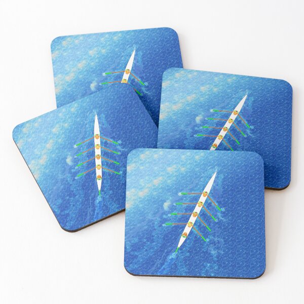 Item preview, Rowing Crew Aerial View Art designed and sold by Michael van der Hoorn.