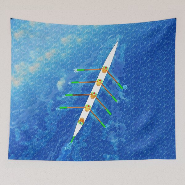 Item preview, Rowing Crew Aerial View Art designed and sold by Michael van der Hoorn.