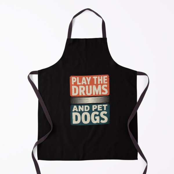 Aperçu de l'œuvre Batteur, propriétaire de chien, percussions, animaux de compagnie créée et vendue par CareTopping.