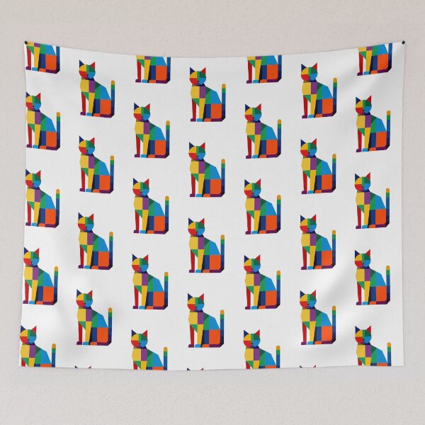 Item preview, Abstract Cat designed and sold by SugarCore.