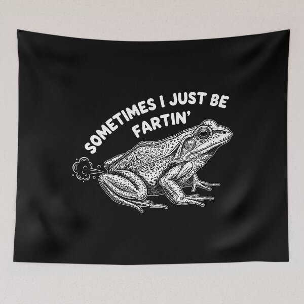 Item preview, Sometimes I Just Be Fartin' Funny Realistic Frog designed and sold by ElaineEsther.