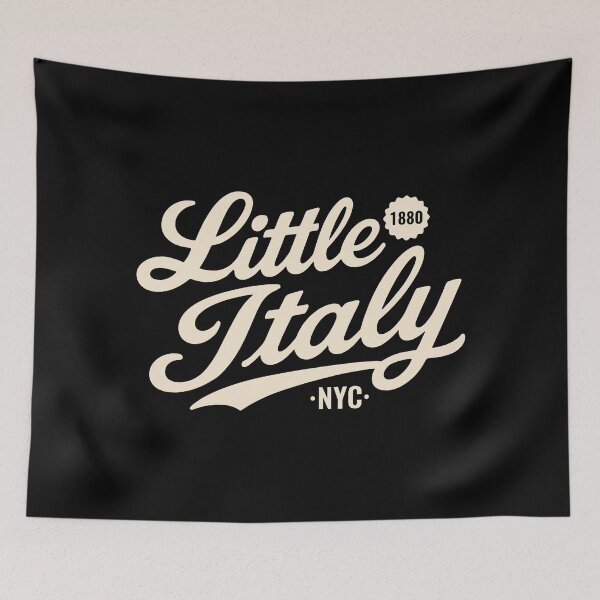 Item preview, Little Italy New York Vintage Script designed and sold by Boogosh.