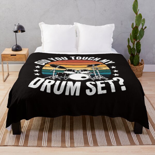 Item preview, Did You Touch My Drumset Drumming Drums Rock Music Gifts designed and sold by LapFemile.