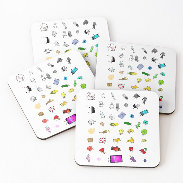 Item preview, Inanimate Insanity All Characters (Transparent) designed and sold by MsBonnieArt.
