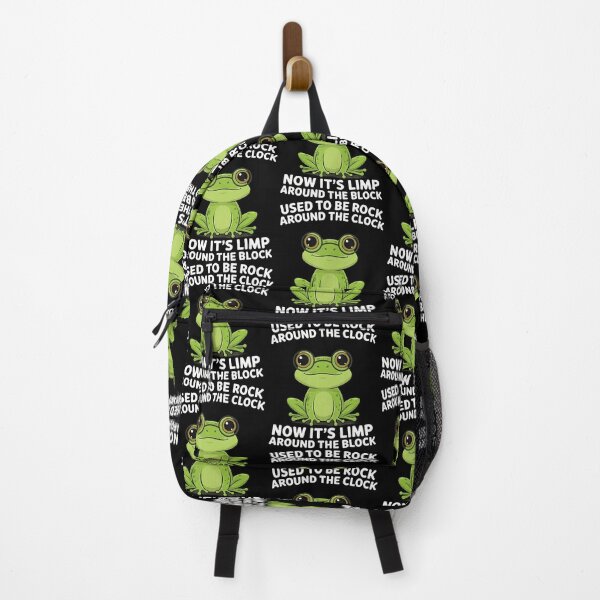 Item preview, Used To Be Rock Around The Clock Funny Frog designed and sold by DonnieSandra.