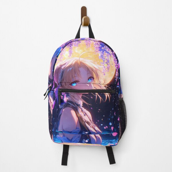 Item preview, Caster Artoria Wisteria Moonlit Dreamlike Fate Grand Order Anime Girl Night designed and sold by Raslbazola.