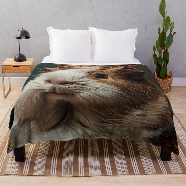 Item preview, Guinea Pig Painting in Regal Red Robe designed and sold by CuongArtLab.