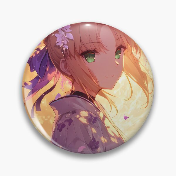 Item preview, Wisteria Moon Blossom Elegance Saber Bride Fate Grand Order Anime Girl Fantasy designed and sold by Raslbazola.