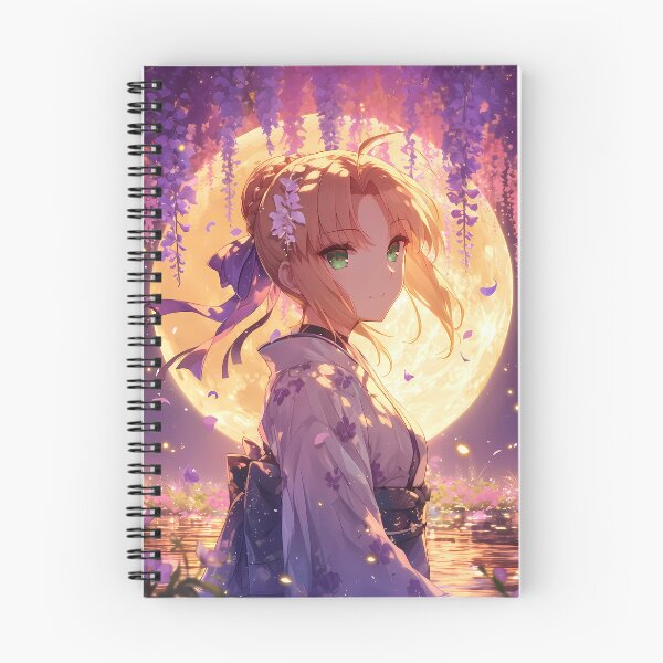 Item preview, Wisteria Moon Blossom Elegance Saber Bride Fate Grand Order Anime Girl Fantasy designed and sold by Raslbazola.