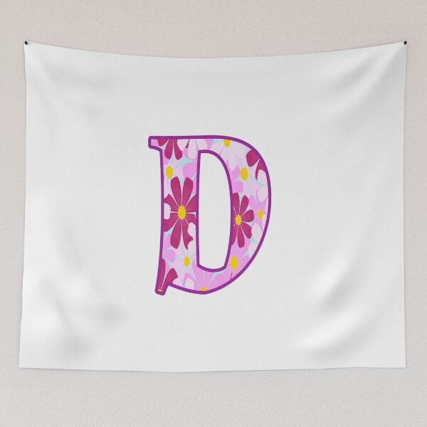 Item preview, Letters, flowers,D designed and sold by Sujinthaiart.