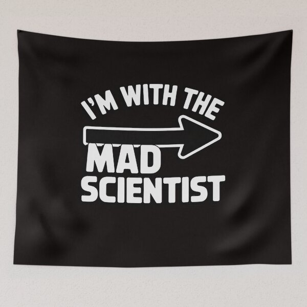 Item preview, Couples Halloween I'm With The Mad Scientist designed and sold by LapFemile.