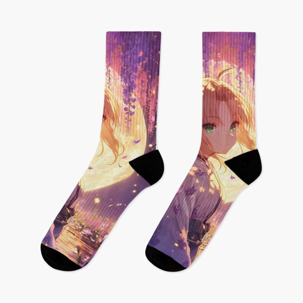 Item preview, Wisteria Moon Blossom Elegance Saber Bride Fate Grand Order Anime Girl Fantasy designed and sold by Raslbazola.