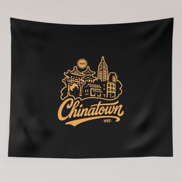 Item preview, Chinatown New York Script Illustration designed and sold by Boogosh.