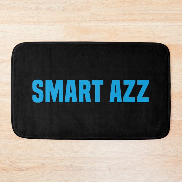 Item preview, Smart Azz, Blue Funny Quotes Typography  designed and sold by Memes N Lore .