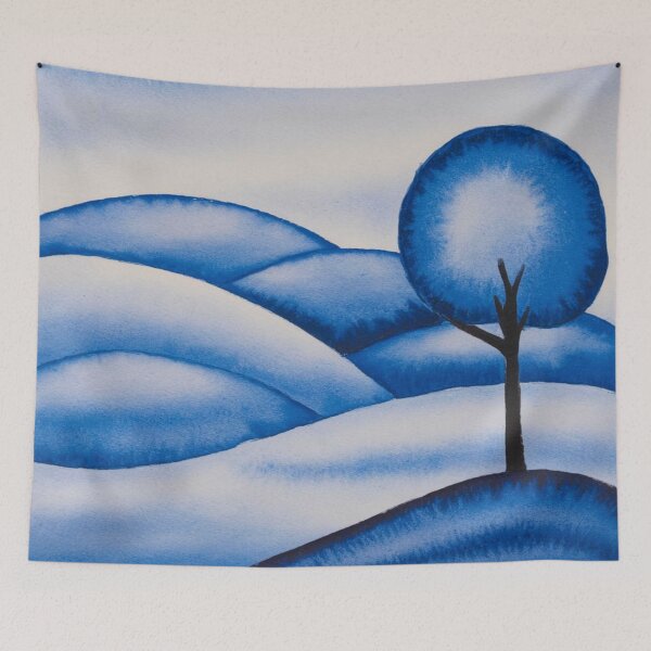 Item preview, Ultramarine Hush designed and sold by AJSRPrints.