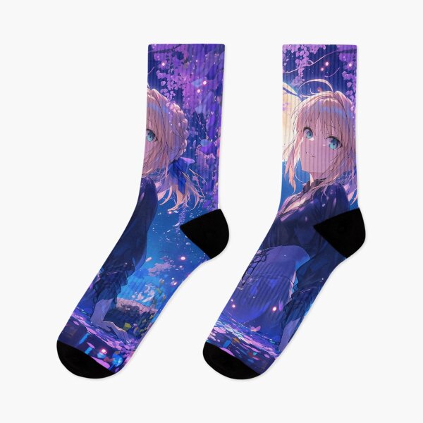 Item preview, Moonlit Wisteria Gentle Blossom Saber Lily Fate Grand Order Anime Girl Harmony designed and sold by Raslbazola.