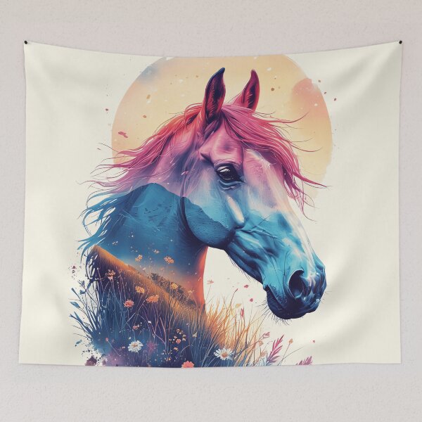 Item preview, lone wild horse designed and sold by aliraweb.