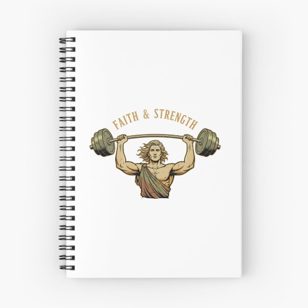 Item preview, Heroic Faith & Strength New Year Fitness Mythology Art designed and sold by chattsuede.
