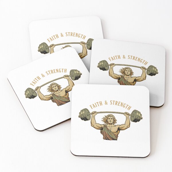 Item preview, Heroic Faith & Strength New Year Fitness Mythology Art designed and sold by chattsuede.