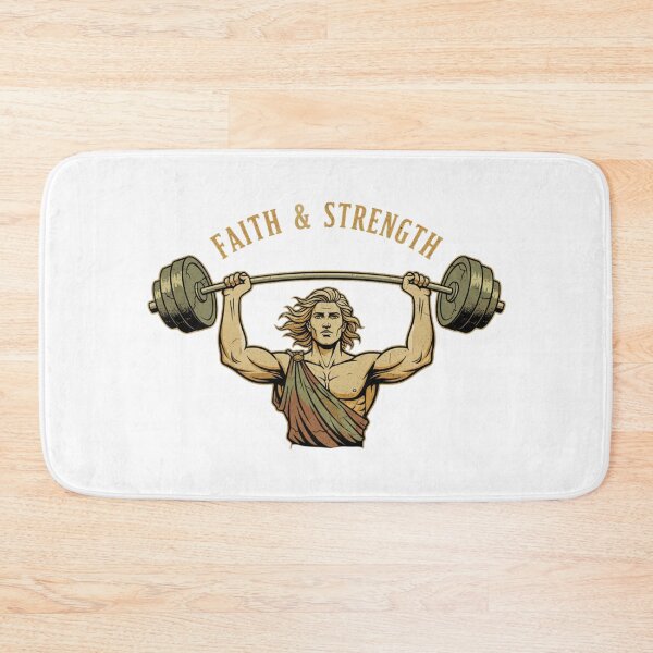 Item preview, Heroic Faith & Strength New Year Fitness Mythology Art designed and sold by chattsuede.