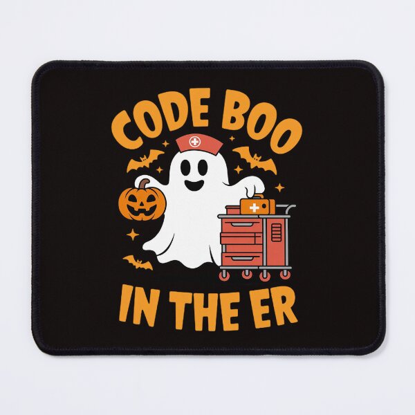 Item preview, Code Boo In The ER ICU Nurses Boo-jee Ghost Halloween designed and sold by LapFemile.