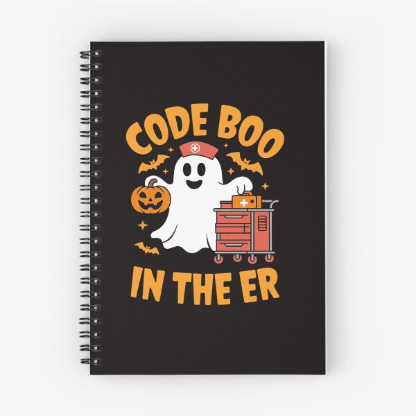 Item preview, Code Boo In The ER ICU Nurses Boo-jee Ghost Halloween designed and sold by LapFemile.