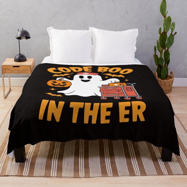 Item preview, Code Boo In The ER ICU Nurses Boo-jee Ghost Halloween designed and sold by LapFemile.
