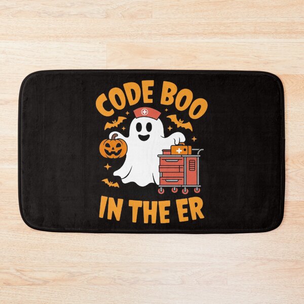Item preview, Code Boo In The ER ICU Nurses Boo-jee Ghost Halloween designed and sold by LapFemile.