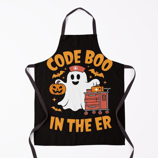 Item preview, Code Boo In The ER ICU Nurses Boo-jee Ghost Halloween designed and sold by LapFemile.