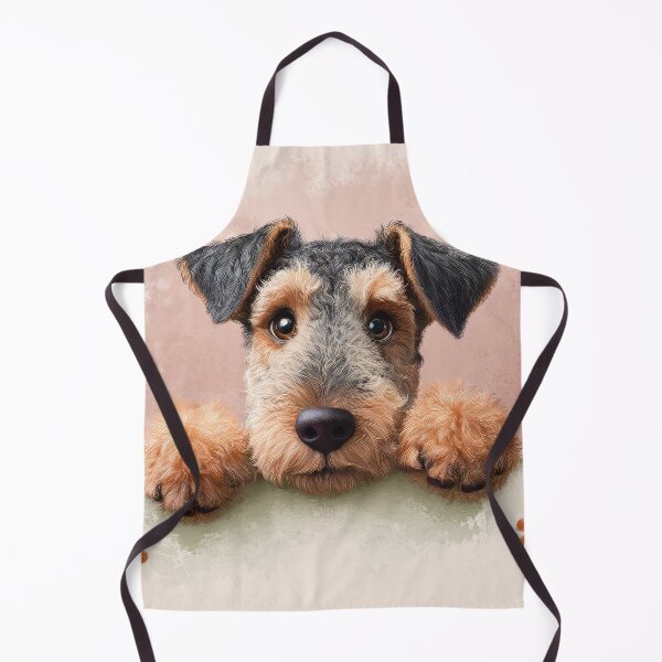 Item preview, Lakeland Terrier Peeking over Wall 01 designed and sold by Elisabeth Lucas.