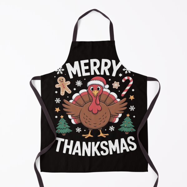 Item preview, Christmas Turkey Santa Merry Thanksmas Thanksgiving Fall designed and sold by LapFemile.