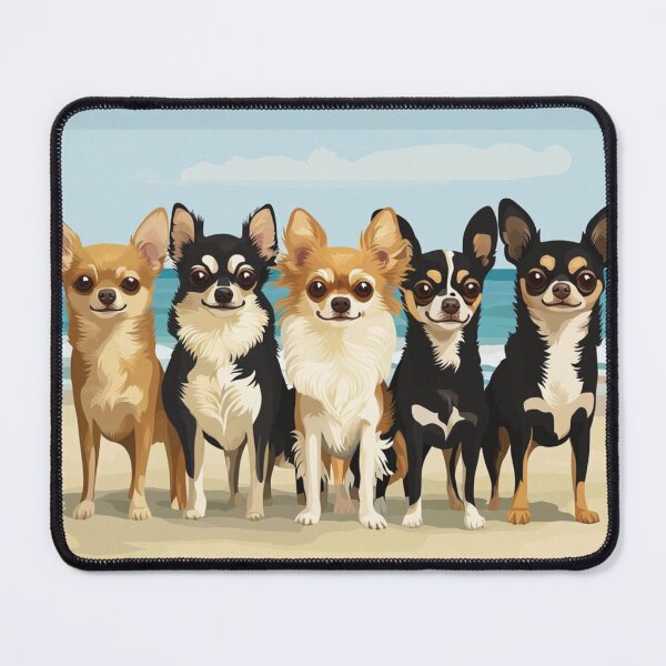 Item preview, “Barkwave Beach Broadcast: Chihuahua Channel 666” designed and sold by Print Fiction.