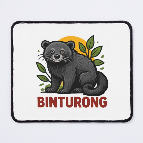 Item preview, Bold Graphic Binturong Illustration designed and sold by PopPizzazz.