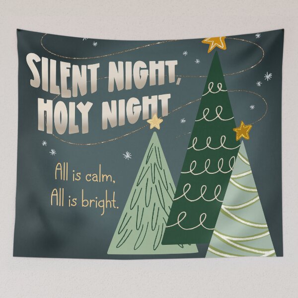 Item preview, Silent Night designed and sold by Willow & Grace Designs.