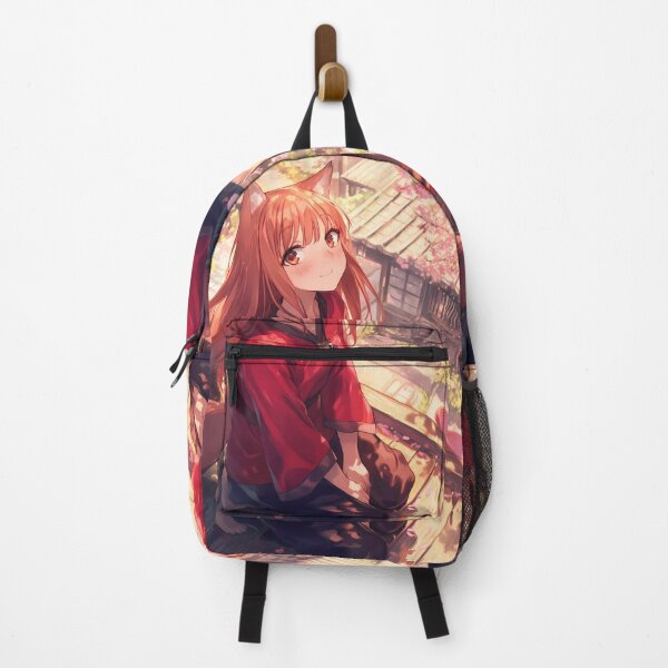 Item preview, Warm Blooming Spring With Holo Spice And Wolf Anime Girl designed and sold by Raslbazola.